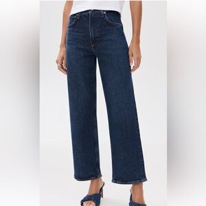 Agolde Women's Straight Leg / Stovepipe Jeans - Dark Blue